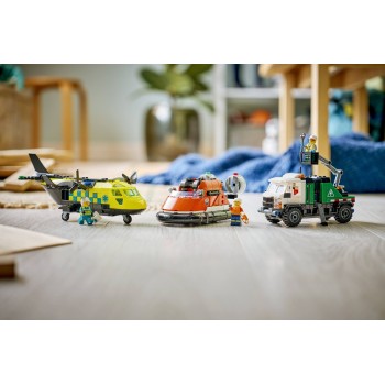 LEGO City Συλλογή με Αεροπλάνο, Φορτηγό Εξυπηρέτησης & Χόβερκραφτ  60505 5702018056950