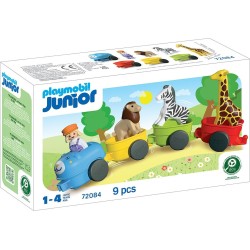 Playmobil Junior: Τρένο Με Ζωάκια 72084 4008789720849