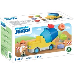 Playmobil Junior: Μπετονιέρα Με Εργάτη 72083 4008789720832
