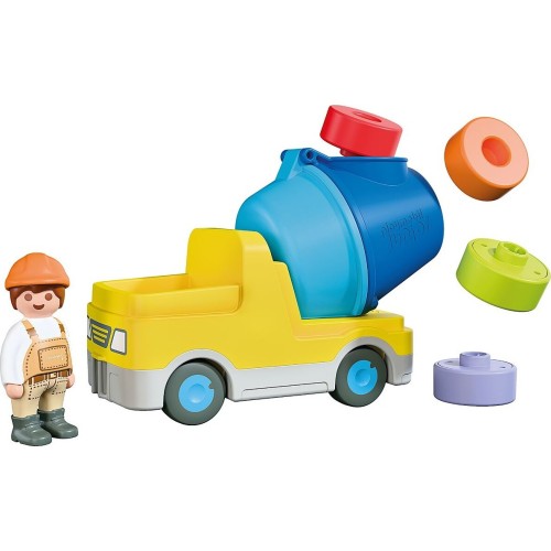 Playmobil Junior: Μπετονιέρα Με Εργάτη 72083 4008789720832