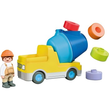Playmobil Junior: Μπετονιέρα Με Εργάτη 72083 4008789720832