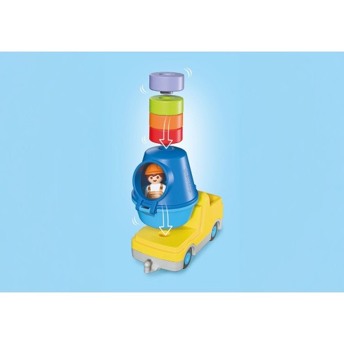 Playmobil Junior: Μπετονιέρα Με Εργάτη 72083 4008789720832