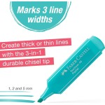 Faber-castell Highlighter Textliner 46 Pastel Wallet of 8 *new* 254658 4005402546589