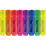 faber-castell highlighter textliner 46 sf wallet of 8 254648 4005402546480