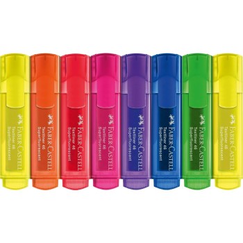 faber-castell highlighter textliner 46 sf wallet of 8 254648 4005402546480