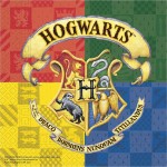 procos 93366 harry potter paper napkins, 25 x 25 cm, fsc mix, childrens bir 093366 5201184933664