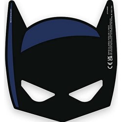 DC The Batman Procos 93361 Batman Face Mask, Pack Of 6, Fsc, Childrens Birthday Party 093361 5201184933619