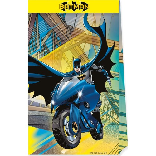 procos 93357 party bags fsc batman childrens birthday party bags fsc 093357 5201184933572