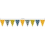 procos 93377 harry potter bunting banner fsc mix 9 flags childrens birthday 093377 5201184933770