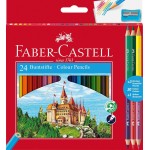 Faber-Castell Ξυλομπογιές+3X2 ΧΡΩΜ.+ΞΥΣ.ΔΩΡΟ ΣΕΤ ΤΩΝ 24 110324 7891360595564