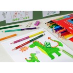 Faber-Castell Ξυλομπογιές+3X2 ΧΡΩΜ.+ΞΥΣ.ΔΩΡΟ ΣΕΤ ΤΩΝ 24 110324 7891360595564