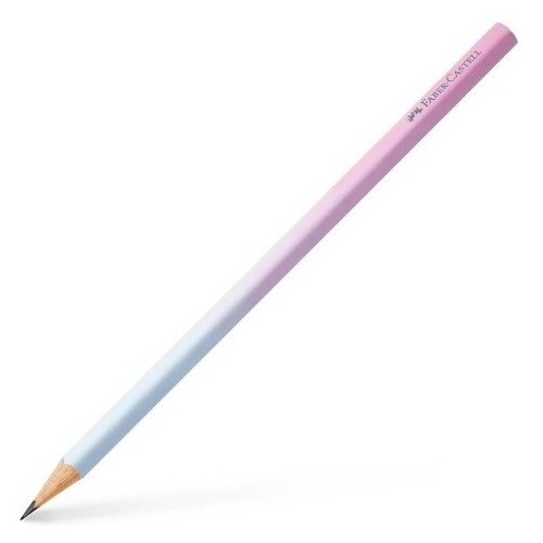 Faber-Castell Μολύβι Τριγωνικό Flow Edit B Blushing Sk Ροζ-Σιελ 118402 4005401184027