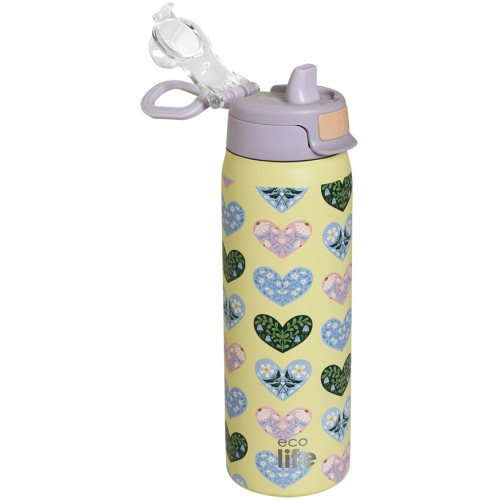 eco life Blossom Hearts Thermos 650ml 33-BO-4207 5208009005155