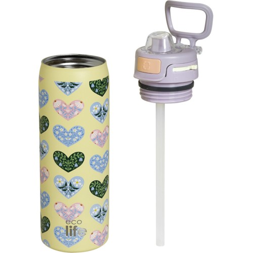 eco life Blossom Hearts Thermos 650ml 33-BO-4207 5208009005155