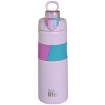 eco life Pink Thermos 500ml | With Silicon Grip 33-BO-4203 5208009005124