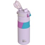 eco life Pink Thermos 500ml | With Silicon Grip 33-BO-4203 5208009005124