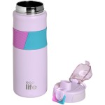 eco life Pink Thermos 500ml | With Silicon Grip 33-BO-4203 5208009005124