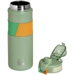 eco life Green Thermos 500ml | With Silicon Grip 33-BO-4201 5208009005100
