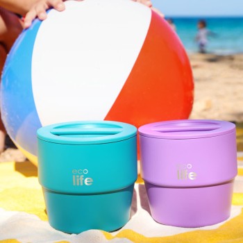 eco life Στρογγυλό Θερμός Φαγητού 750ml | Πετρόλ 33-BO-9065 5208009004929