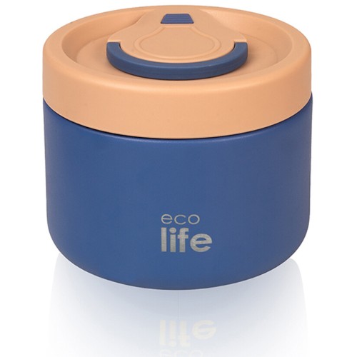 eco life Round Food Thermos 650ml | Blue 33-BO-9063 5208009004950