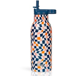 eco life Color Squares Thermos 550ml | With Inner Straw 33-BO-2216 5208009004912