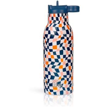 eco life Color Squares Thermos 550ml | Με Εσωτερικό Καλαμάκι 33-BO-2216 5208009004912