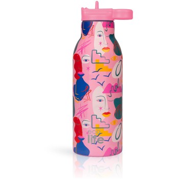 eco life Faces Thermos 550ml 33-BO-2211 5208009004851