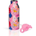 eco life Faces Thermos 550ml | Με Εσωτερικό Καλαμάκι 33-BO-2211 5208009004851
