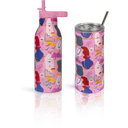 eco life Faces Thermos 550ml 33-BO-2211 5208009004851