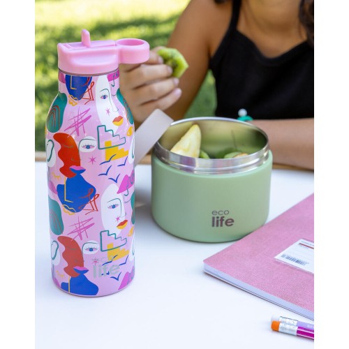 eco life Faces Thermos 550ml 33-BO-2211 5208009004851