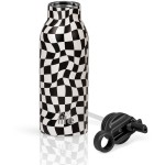 eco life Black and White Thermos 550ml | Με Εσωτερικό Καλαμάκι 33-BO-2213 5208009004882