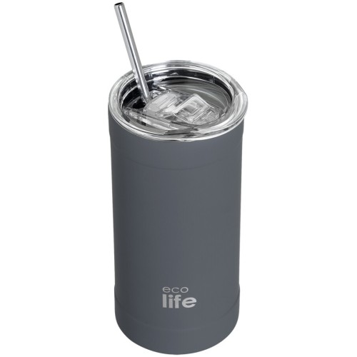 eco life Stone Grey Coffee Thermos 500ml 33-BO-4127 5208009003588
