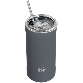 eco life Stone Grey Coffee Thermos 500ml 33-BO-4127 5208009003588