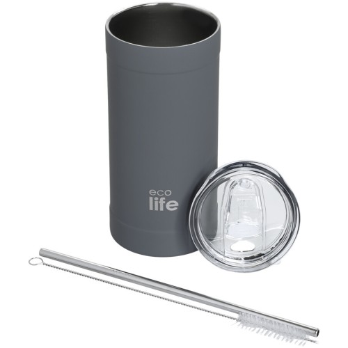 eco life Stone Grey Coffee Thermos 500ml 33-BO-4127 5208009003588
