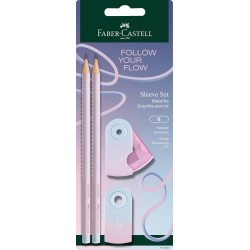 Faber-Castell - Flow Edition Blushing Sky 4-Piece Writing Set 117007 4005401170075