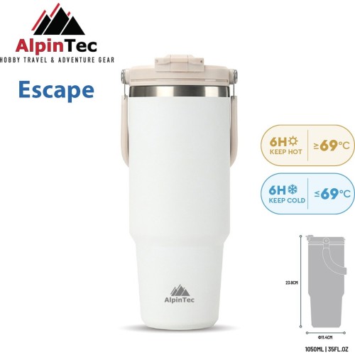 AlpinTec Θερμος Escape 1050 Άσπρο TG-1050-WT 4891321284318