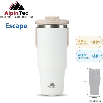 AlpinTec Θερμος Escape 1050 Άσπρο TG-1050-WT 4891321284318