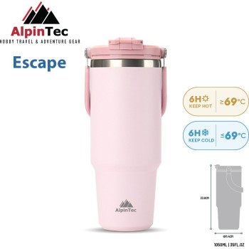 AlpinTec Θερμος Escape 1050 Ροζ TG-1050-FL 4891321284301