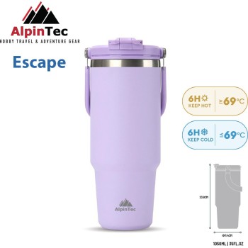 AlpinTec Θερμος Escape 1050 Μωβ TG-1050-PE 4891321284271