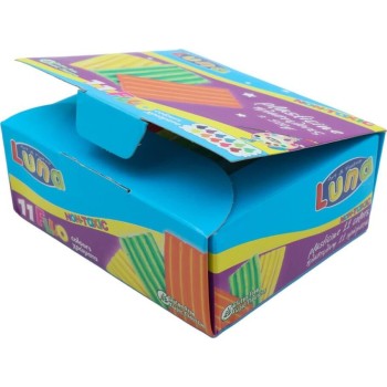 Diakakis imports Πλαστελίνη 11 χρωματα 500gr fluo luna 000622942 5205698727849