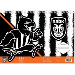 Diakakis imports Paok painting block 23x33 40 sheets autok-stencil- 2p x 2p. 000130241 5205698686757