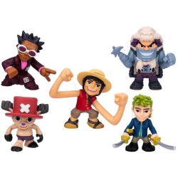 Giochi Preziosi One Piece Set Of 5 Straw Hat Showdown Mini Action Figures NEP04000 630996633380