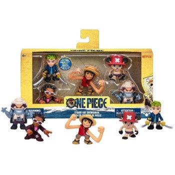 Giochi Preziosi One Piece Set Of 5 Straw Hat Showdown Mini Action Figures NEP04000 630996633380