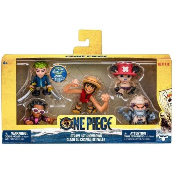 Giochi Preziosi One Piece Set Of 5 Straw Hat Showdown Mini Action Figures NEP04000 630996633380