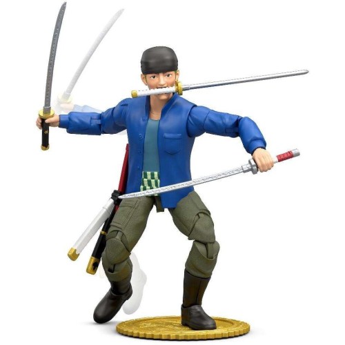 Giochi Preziosi One Piece Φιγούρα Δράσης 15Εκ. Με Αξεσουάρ Μάχης - One Piece Φιγούρα Δράσης - Roronoa Zoro NEP03000 / 63314 6309