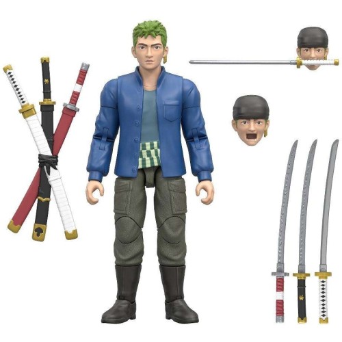 Giochi Preziosi One Piece Φιγούρα Δράσης 15Εκ. Με Αξεσουάρ Μάχης - One Piece Φιγούρα Δράσης - Roronoa Zoro NEP03000 / 63314 6309