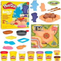 Hasbro Play-doh Bluey Goes Camping Playset With Campfire Themed Tools G0229 5010996266088