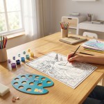 As company Happihobbi Paint By Numbers Fairytale Unicorn Για 7+ Ετών 1038-41029 5203068410292