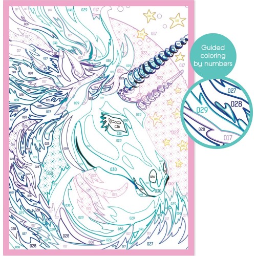 As company Happihobbi Paint By Numbers Fairytale Unicorn Για 7+ Ετών 1038-41029 5203068410292