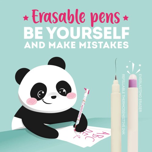 Legami Grrreat Adventure Tiger Erasable Gel Pen - Erasable Pen Lama EP0064 8052694099022